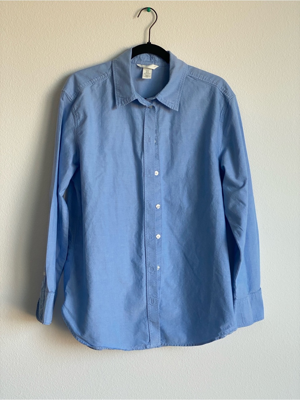 Classic Light Blue Women’s Button-Down Shirt